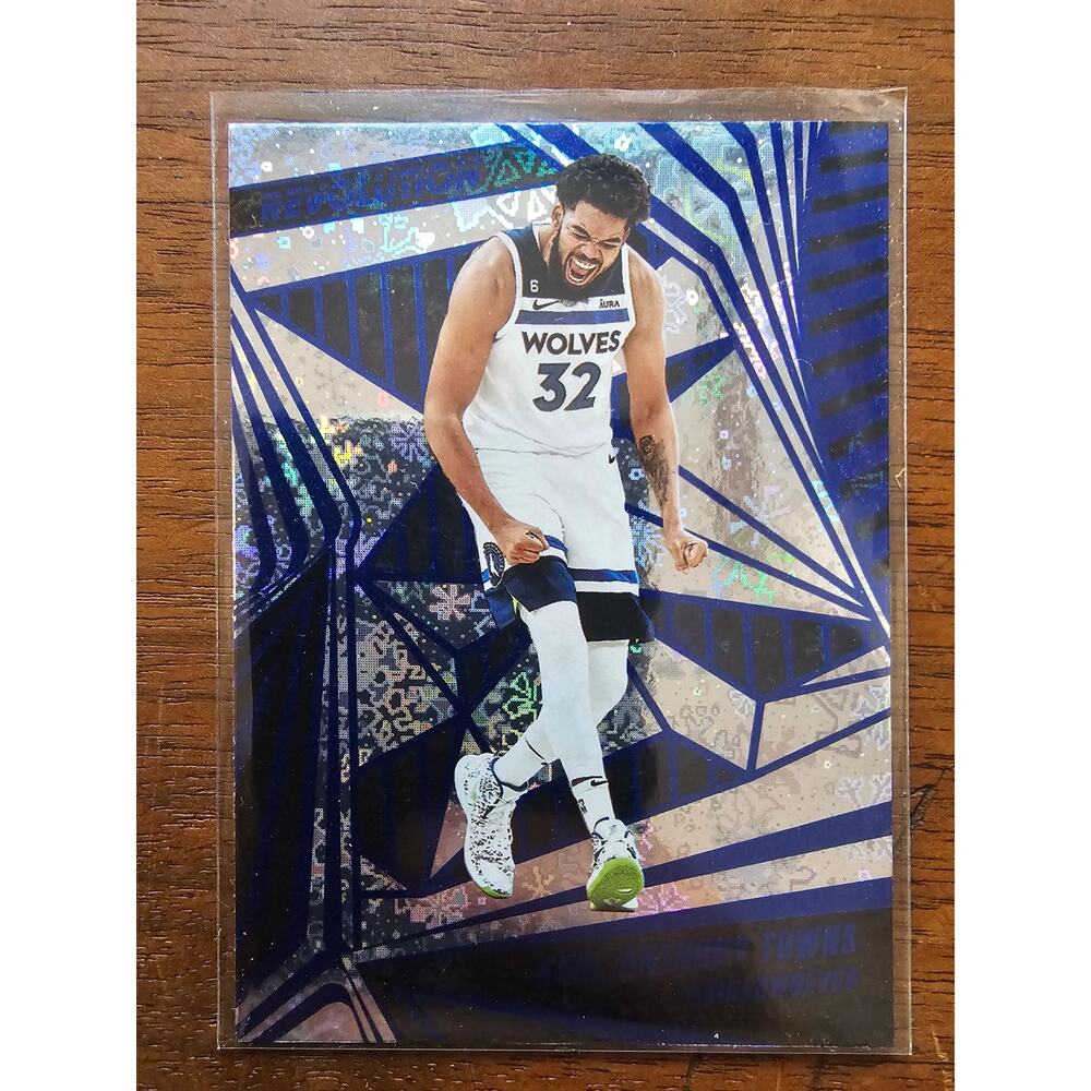 Karl-Anthony Towns 2023-2024 Panini Revolution #69 - Blue Winter - NBA